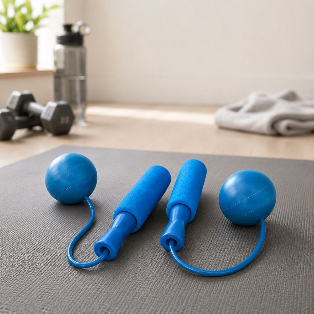 Skipping Rope Pvc - Tali Lompat Tanpa Kabel Bahan PVC