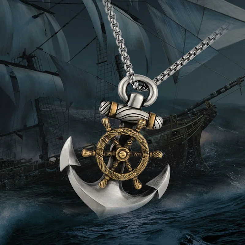 Battle Rope Anchor - Vintage Nordic Kapal Angkatan Laut Kemudi