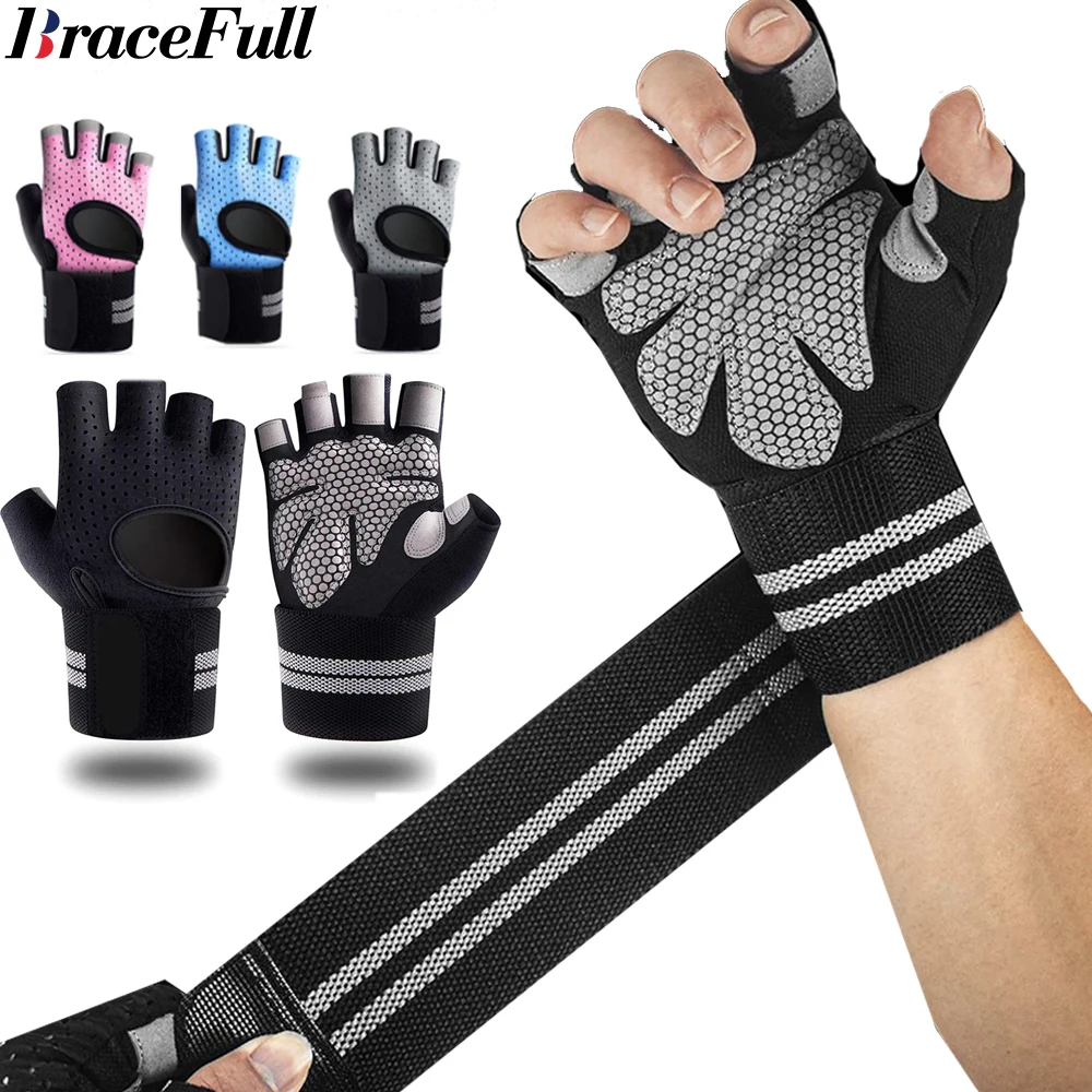 Crossfit Equipment - 1 pasang sarung tangan Fitness Gym