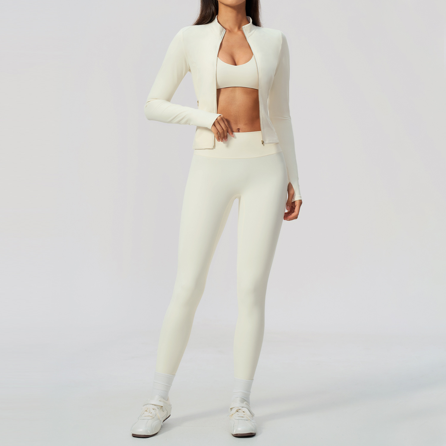 Set Yoga Wanita 2/3Pcs Jaket B - Crossfit Equipment ulasan dan harga
