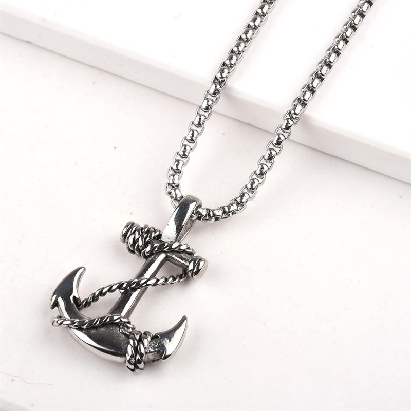 Kalung Liontin Jangkar Laut Tr - Battle Rope Anchor ulasan dan harga