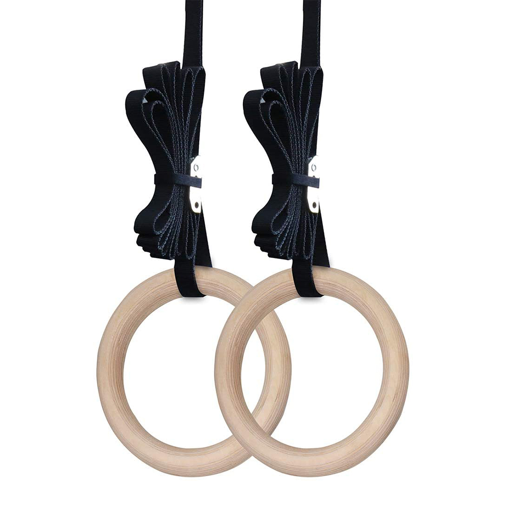 Cincin senam kayu Kebugaran 28 - Gymnastic Ring Wood ulasan dan harga
