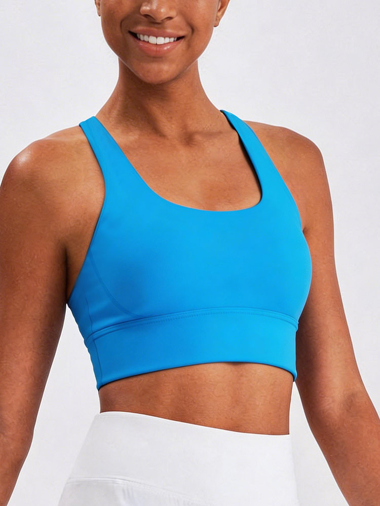 Sport Bra Wanita Warna Solid,  - Crossfit Yoga ulasan dan harga