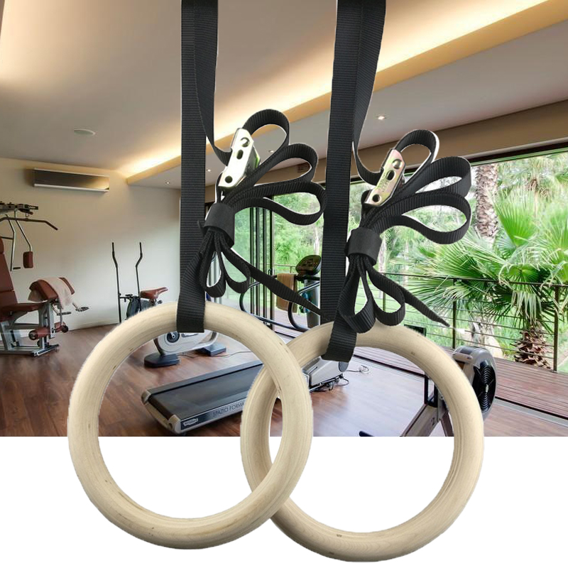 Cincin Senam Kebugaran dengan  - Gymnastic Ring Wood ulasan dan harga