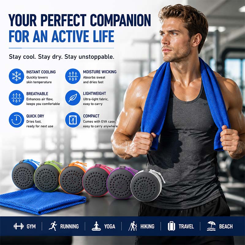 Handuk Pendingin Instan dengan - Crossfit Yoga ulasan dan harga